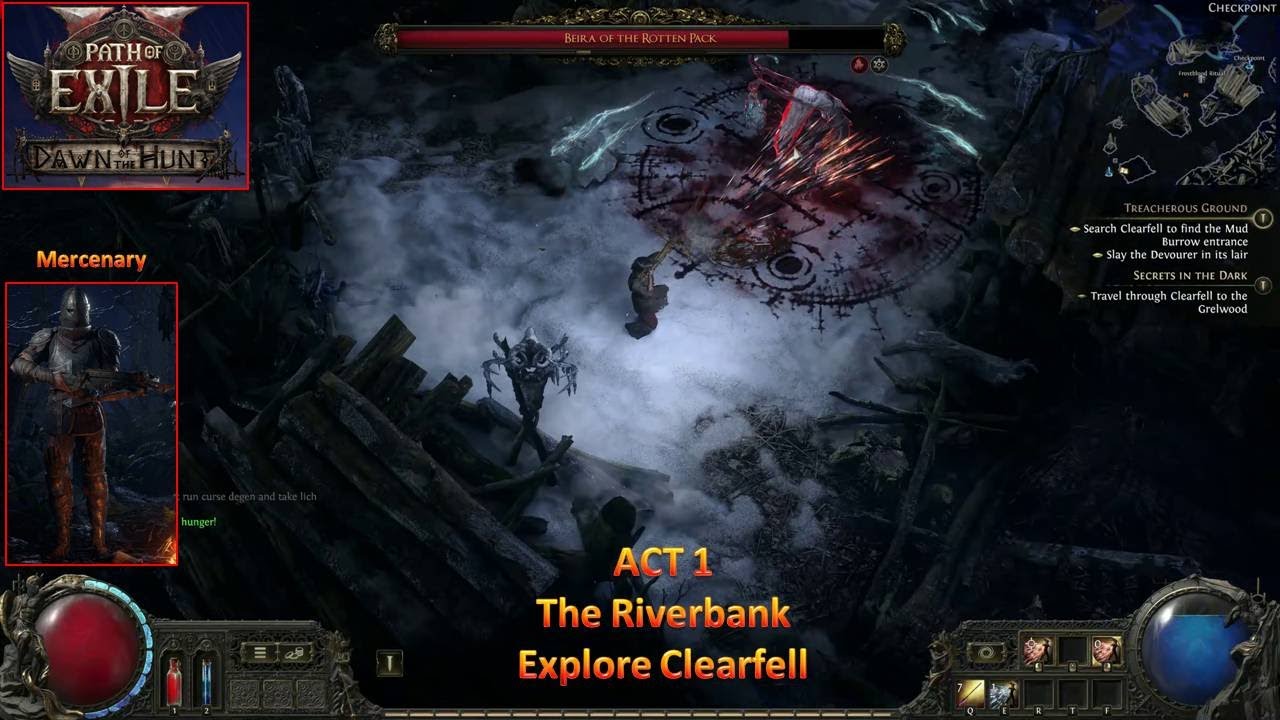 [*/\*] Path of Exile 2 - ACT 1 - Clearfell (Mercenary) (4K 60FPS)