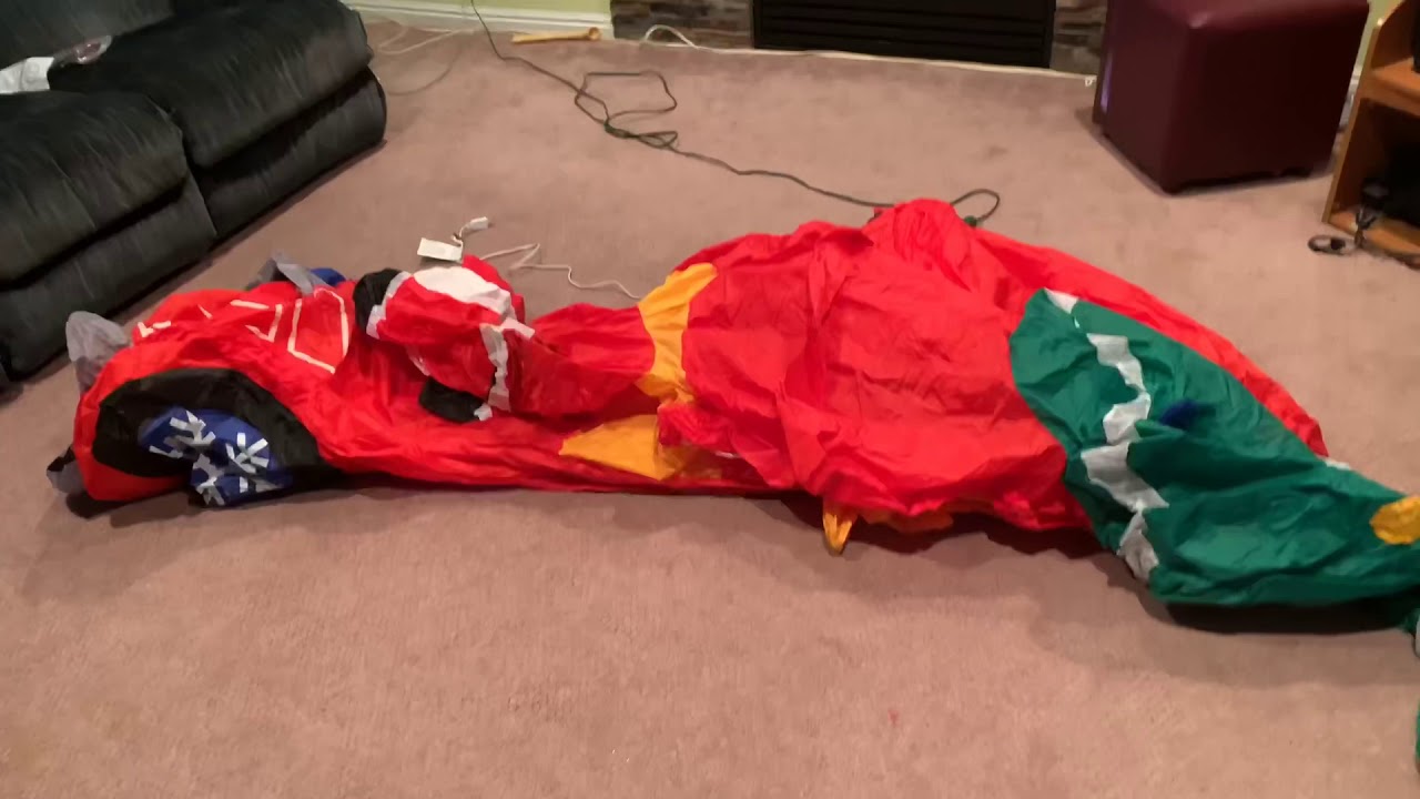 NEW 2019 Gemmy Airblown Santa’s Firetruck Unboxing!