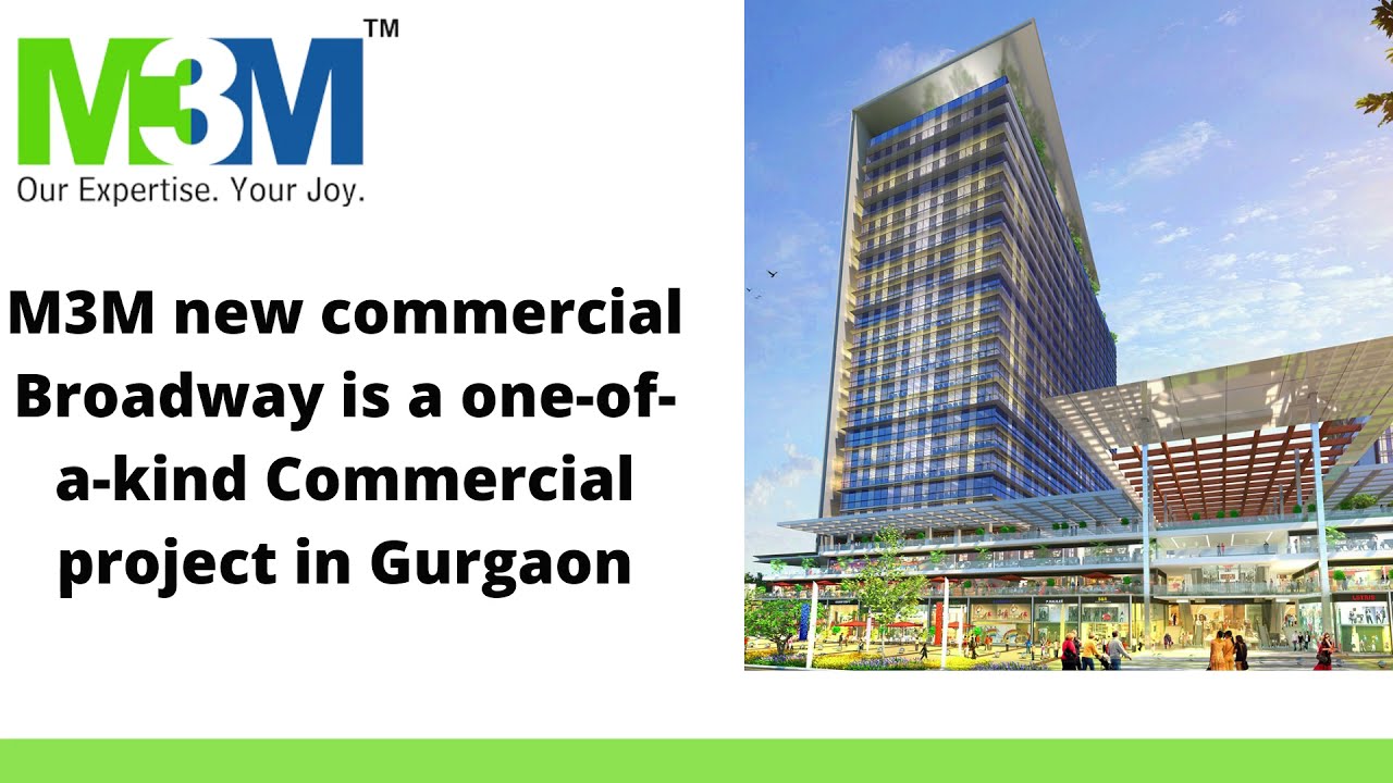 M3M Broadway Sector 71 Gurgaon | Commercial Project on Golf Course Ext Road | Real Estate