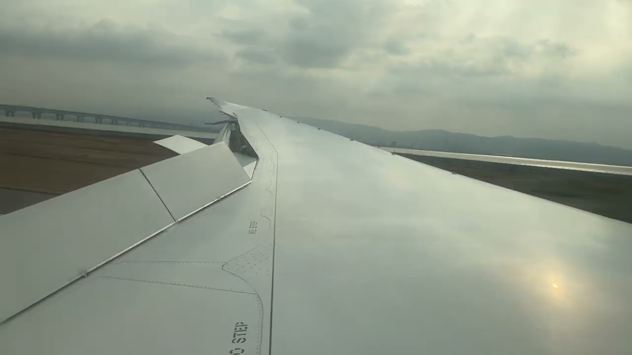 長榮787-10 降落關西機場 Eva Air Boeing 787-10 Dreamliner landing at Osaka