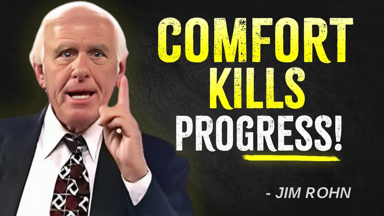 𝐂𝐨𝐦𝐟𝐨𝐫𝐭 𝐈𝐬 𝐭𝐡𝐞 𝐄𝐧𝐞𝐦𝐲 𝐨𝐟 𝐆𝐫𝐨𝐰𝐭𝐡 | Jim Rohn Motivation