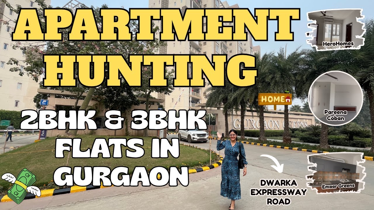 Flat Hunting in Gurgaon 🏡 | 2BHK / 3BHK rent 💸 | How to find flats in gurgaon | #vlog #gurgaon