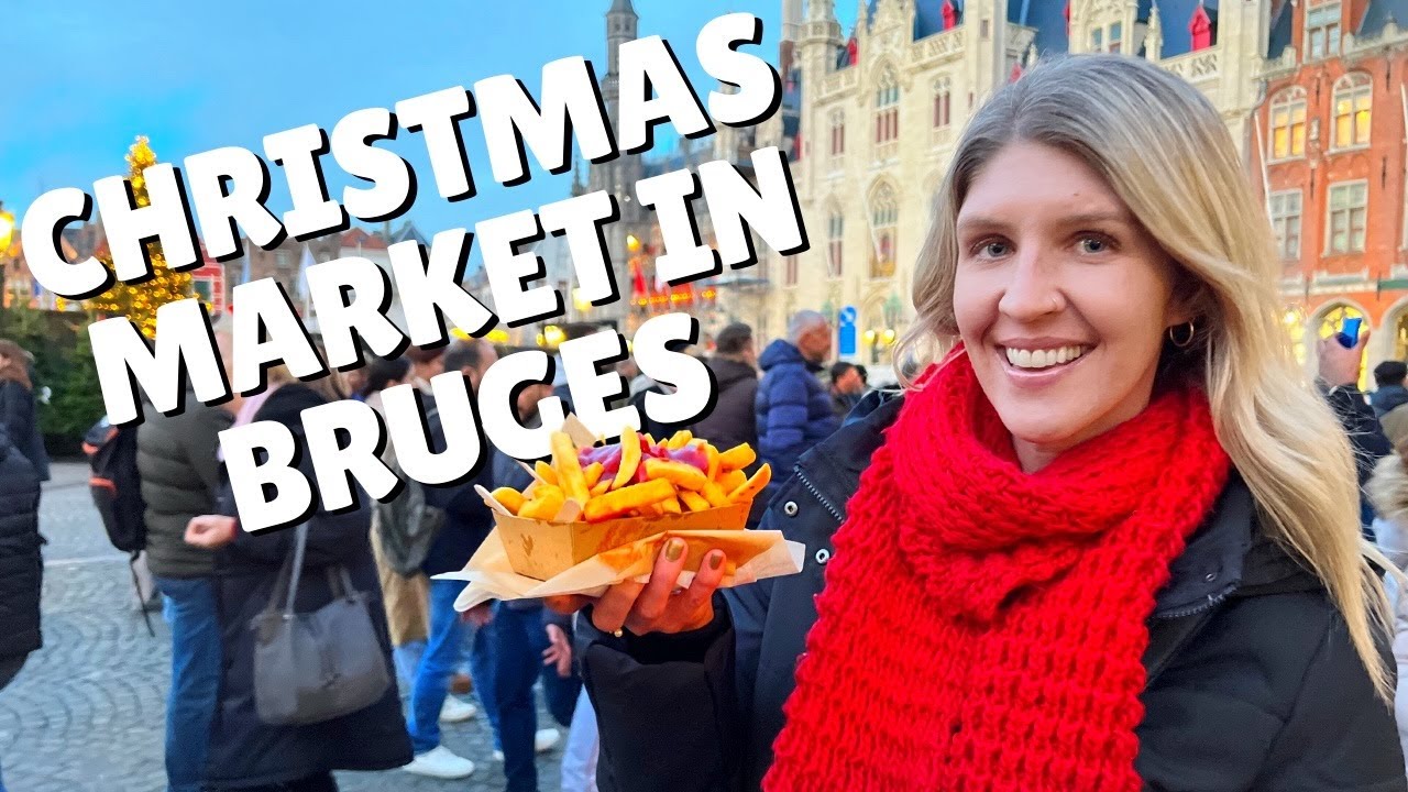 BRUGES, BELGIUM Christmas Market 🇧🇪 Country #4/46 (Visiting EVERY Country In Europe)