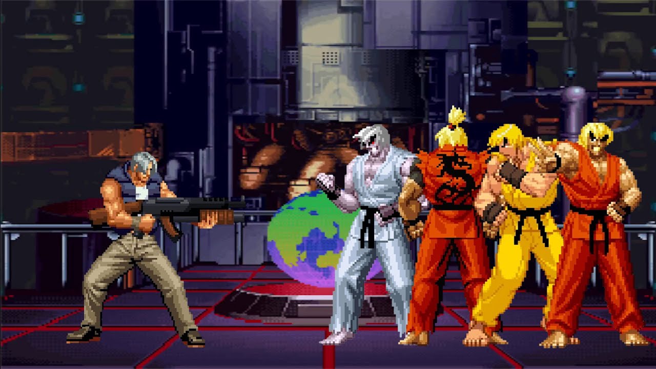 Trevor spacey (METAL SLUG) vs Ryo Sakazaki Team
