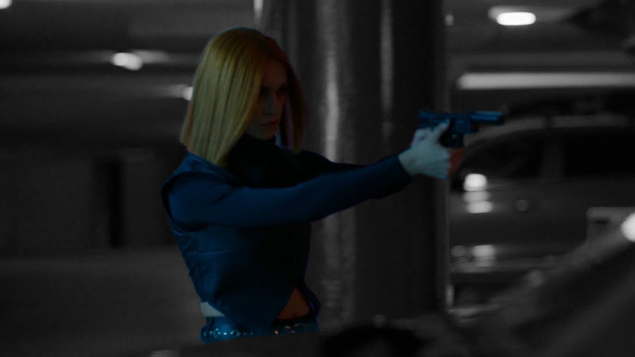 Niav Campbell as villainess Jo
