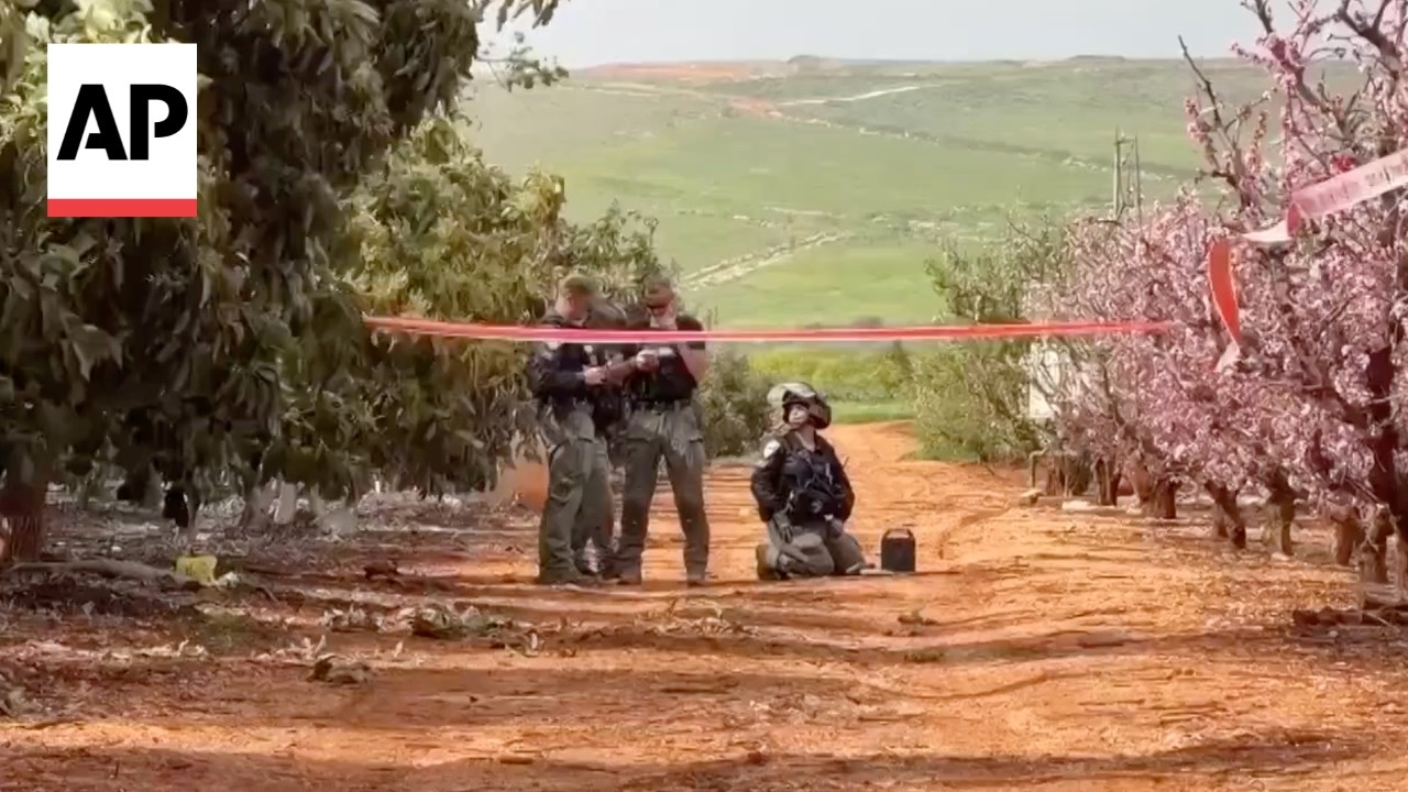 Bomb squad detonates an unexploded ordinance in northern Israel