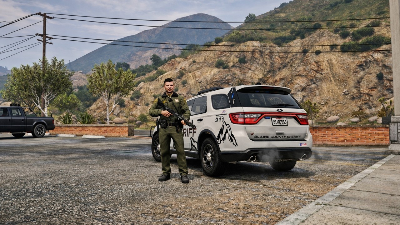 ULTRA REALISTIC SHERIFF PATROL | Blaine County Justice | GTA 5 LSPDFR [4K]