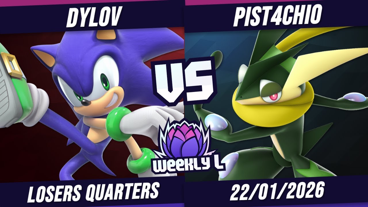 Dylov vs Pist4chio - Losers Quarter-Final - Weekly L #194 | Sonic vs Greninja