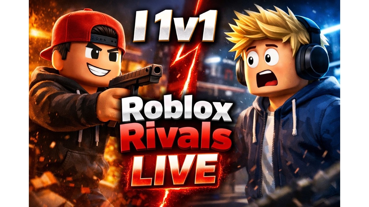 🔴playing Roblox rivals with viewer 1v1🔴