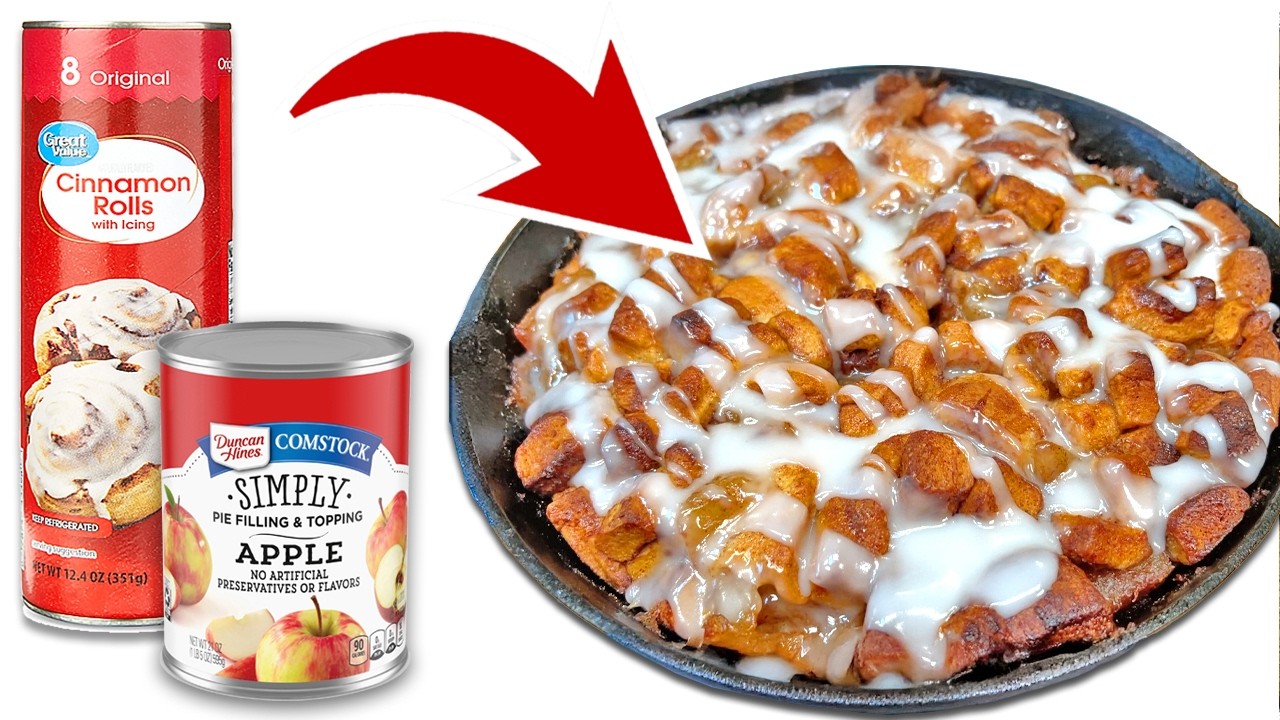 Easy Apple Fritter Bake Anyone Can Make! 5 Ingredients!