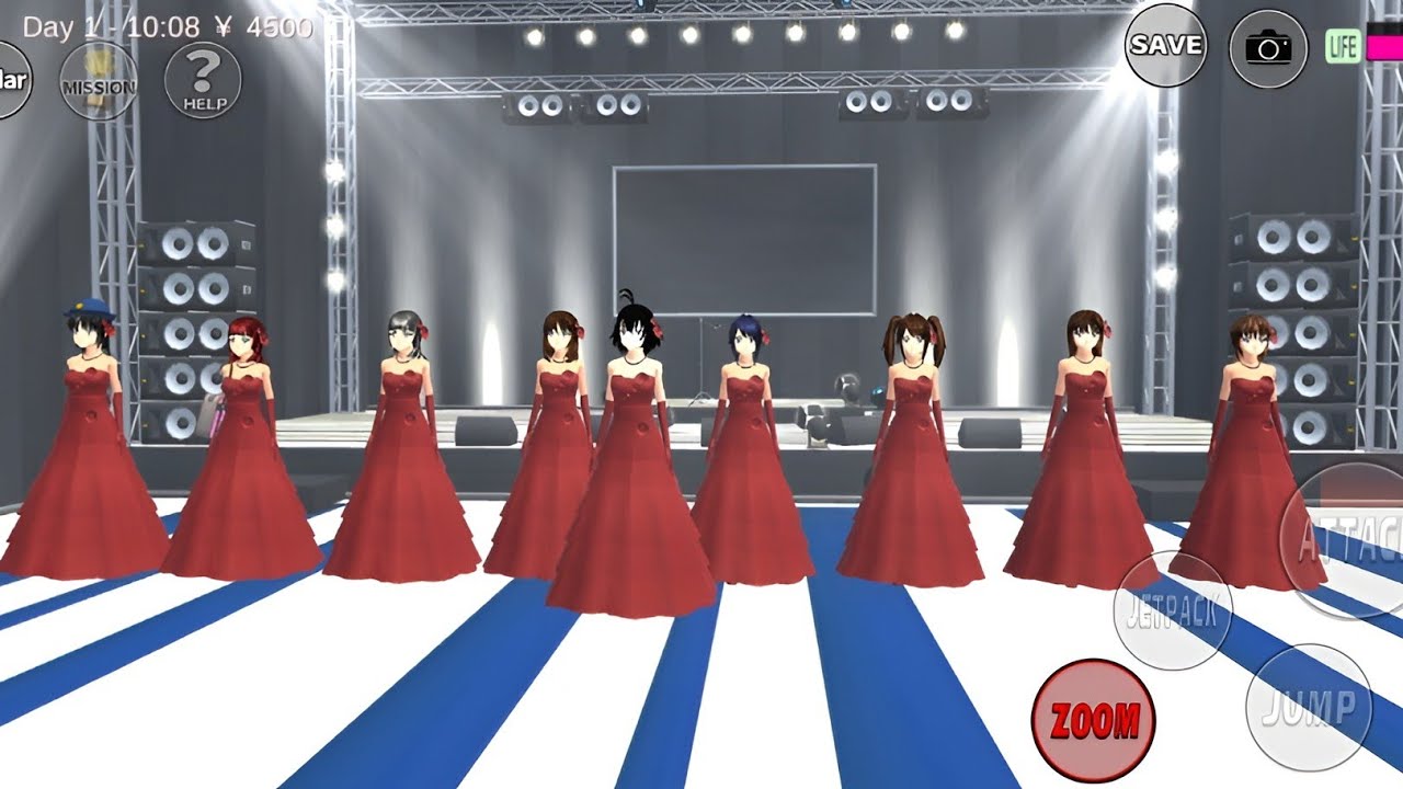 Queen 👑 dance video tutorial in Sakura school 🏫 simulator #sakuraschoolsimulator #sakura #dancevideo