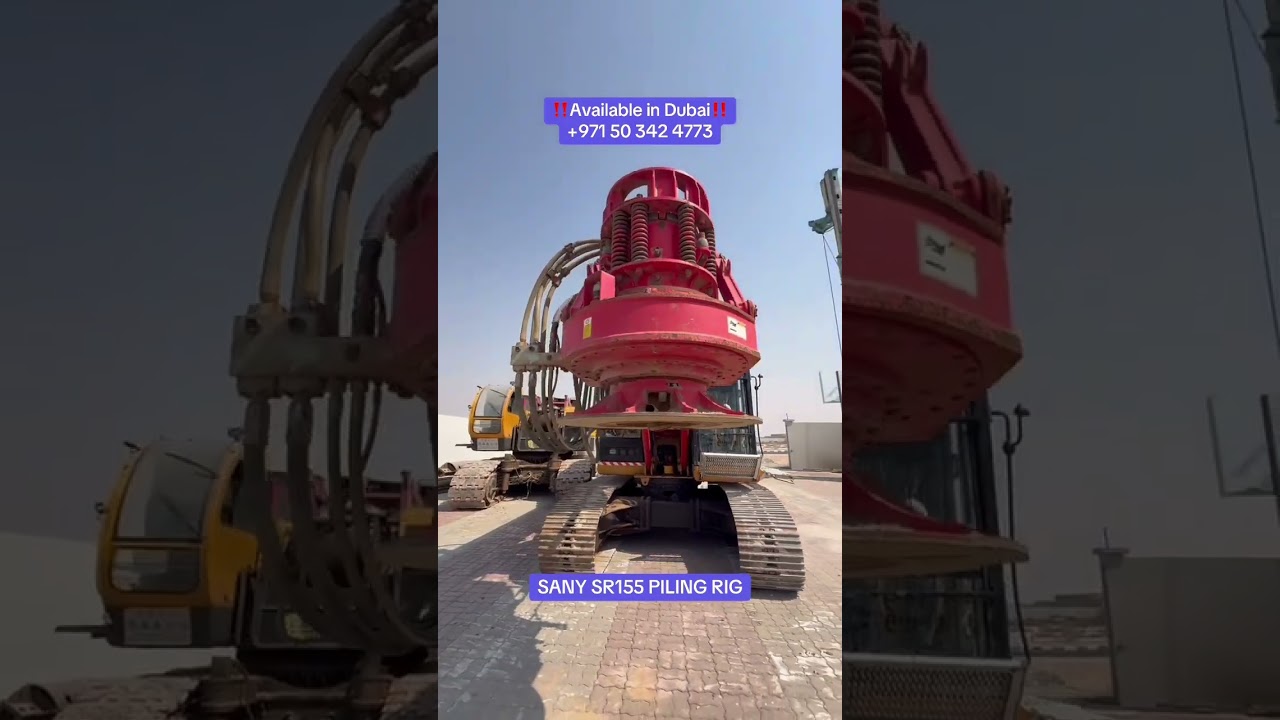 SANY SR155 PILING RIG Contact: +971 50 342 4773 