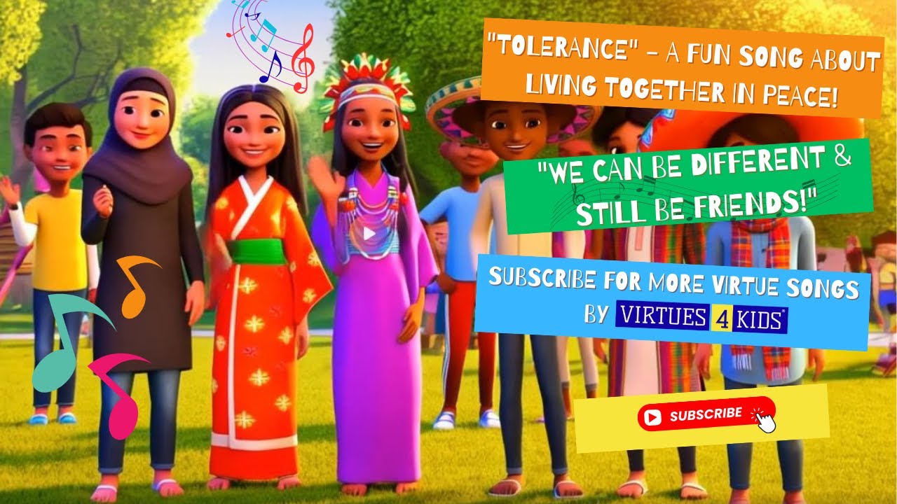 🎶 Tolerance Song – We Can Be Different & Still Be Friends! 🎶