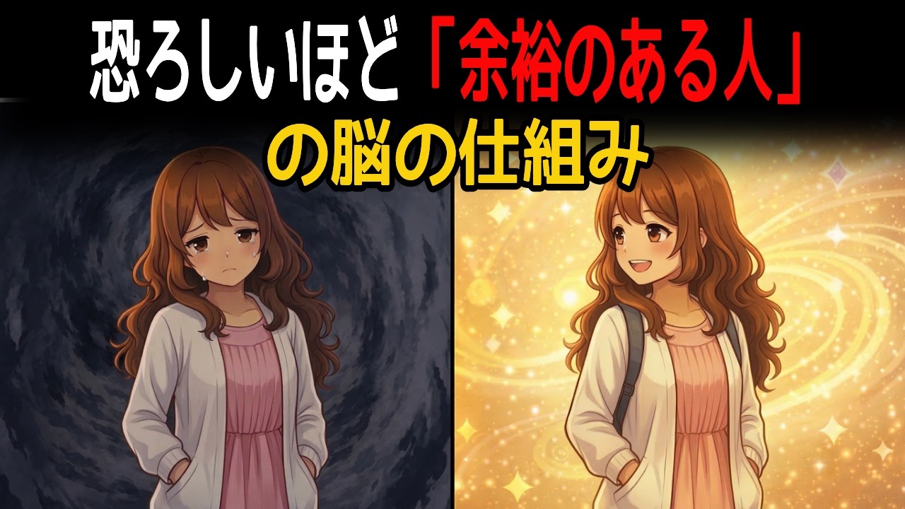 【メンタル最強】恐ろしいほど余裕のある人の脳の仕組み｜他人に絶対振り回されない方法