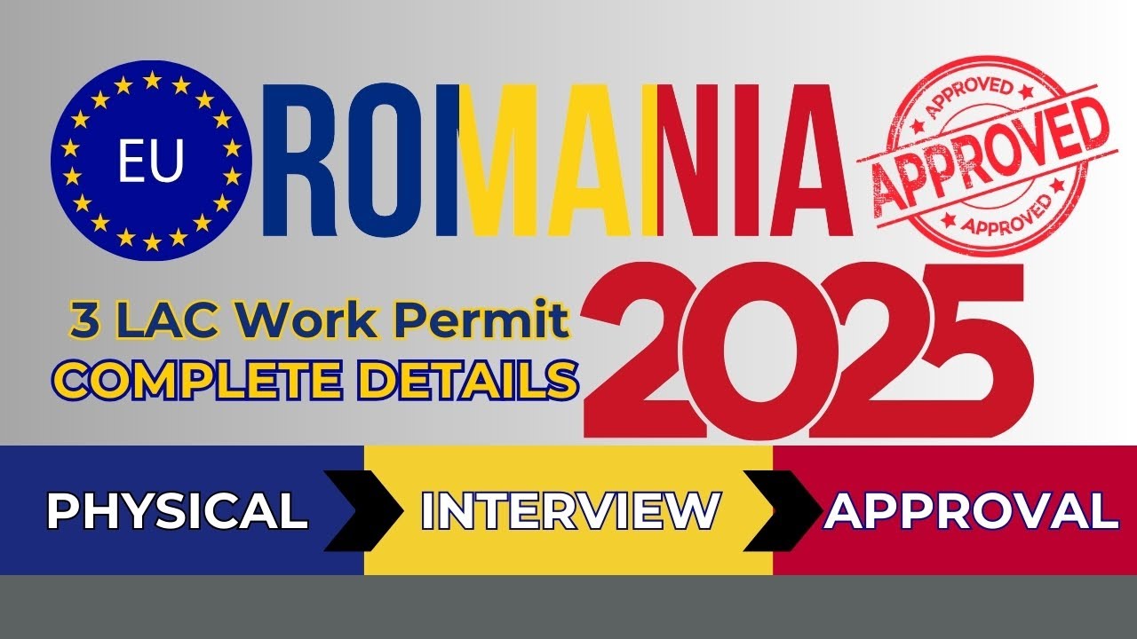 Romania Work Permit 2025 | Romania Visa Update 2025 | Romania Work Permit Latest Update #romania