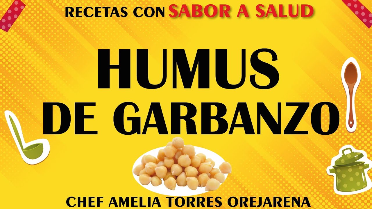 HUMUS DE GARBANZO | En casa con Amelia