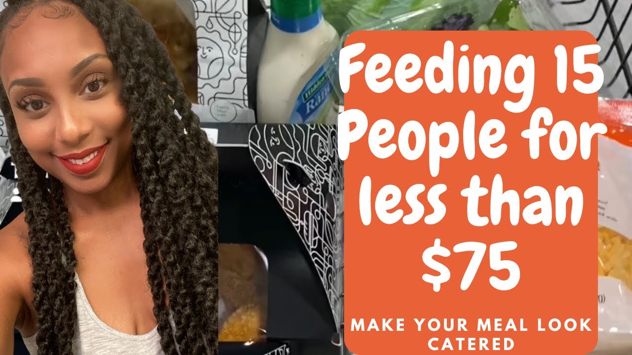 How to feed 15 people for under $80 & it looked catered!‼️🥰
