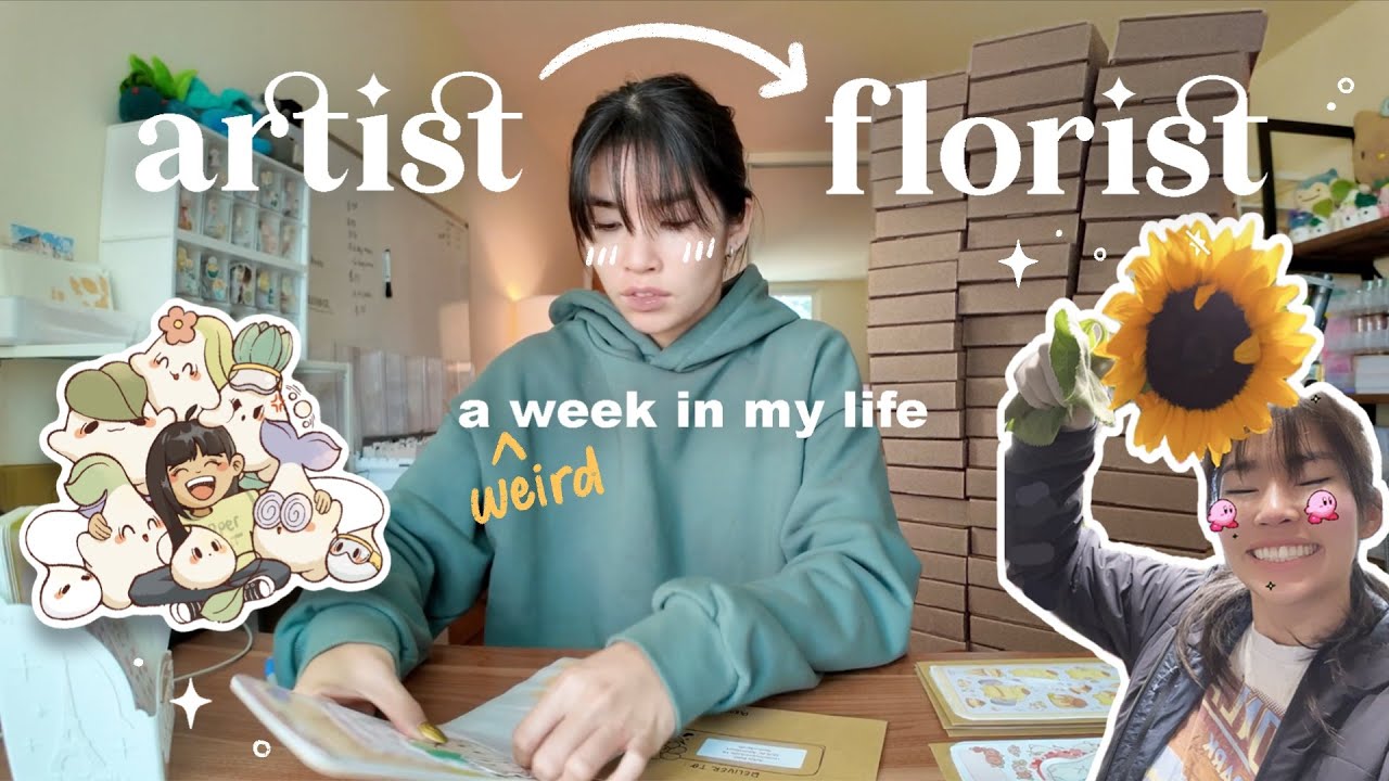 Self employed artist diaries  🌱  a little chaotic but that's why its fun lol