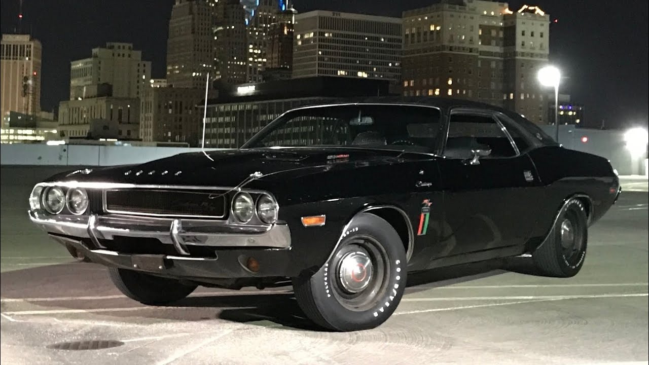 Black Ghost ! 1970 Dodge Challenger R/T RT SE 426 Hemi Engine Sound My Car Story with Lou Costabile