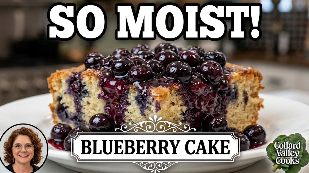 Blueberry Coffeecake from Scratch - A Blueberry Explosion - Must Try Recipe