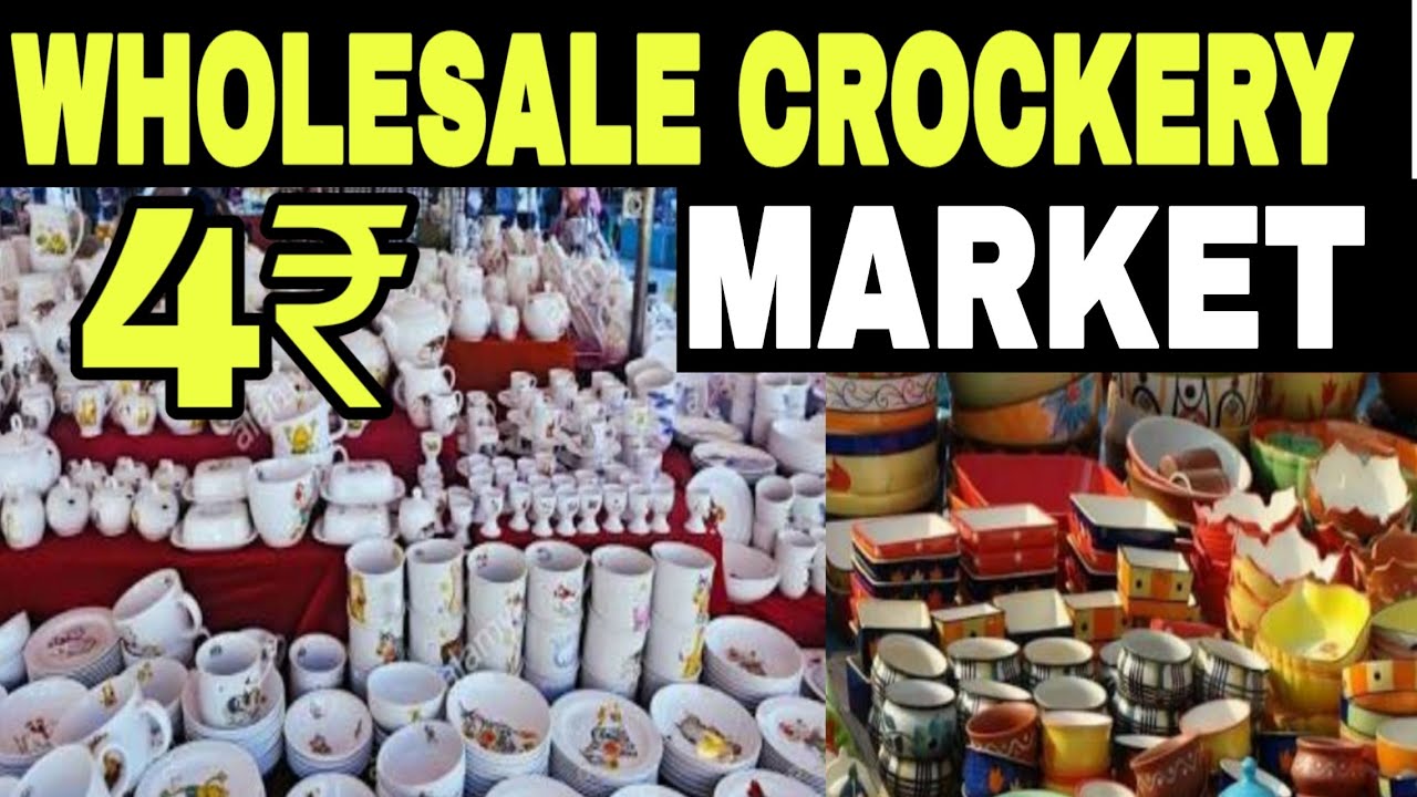 क्रोकरी मार्केट मुम्बई | CROCKERY WHOLESALE MARKET MUMBAI | Crockery Market |Cheapest Crockery bazar