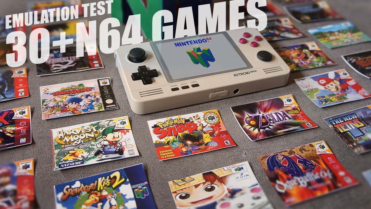 Retroid Pocket 2+, 30+ N64 Games Emulation Test