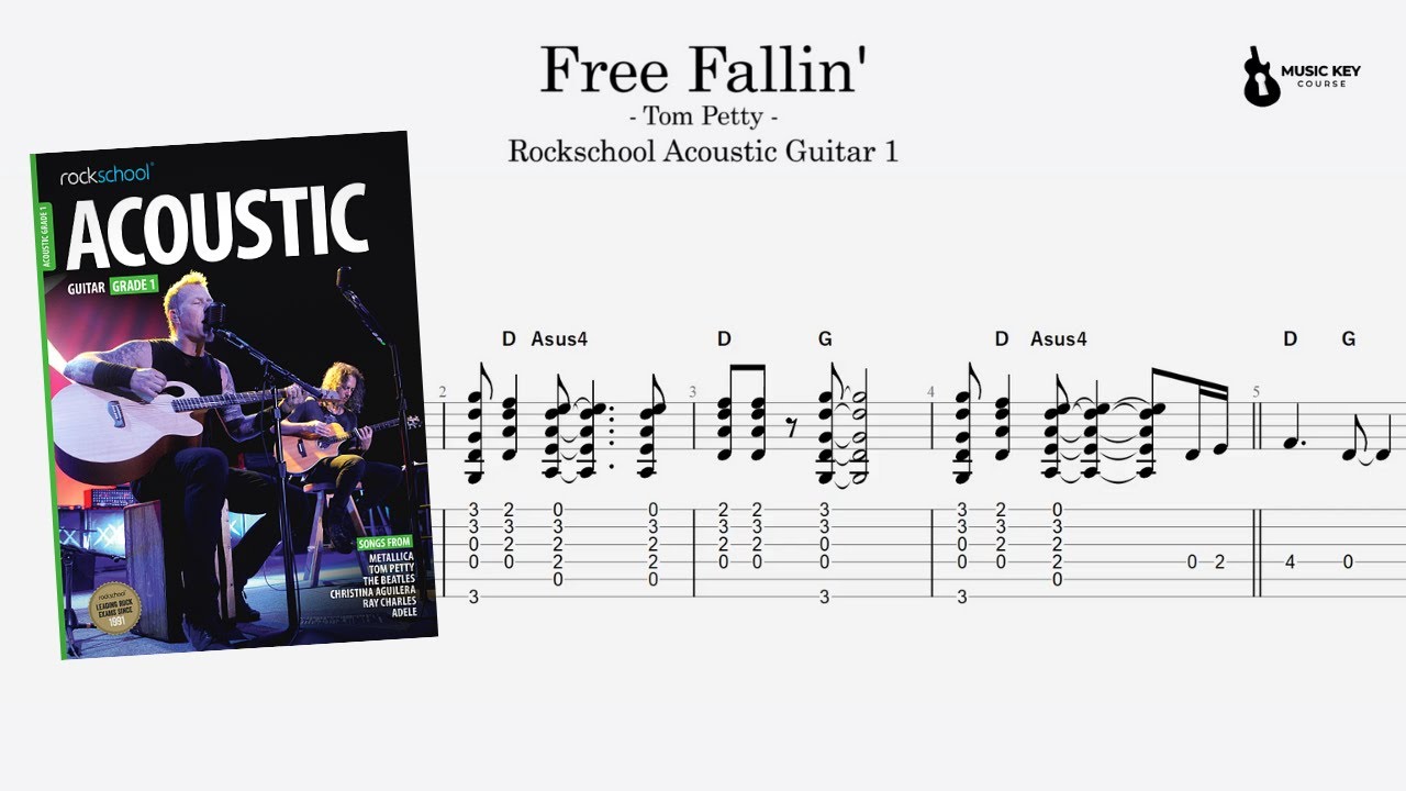 Rockschool Acoustic Guitar Grade 1 - Free Fallin'