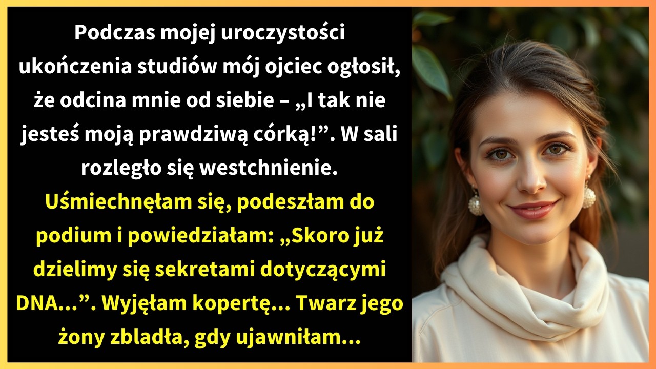 Podczas mojej uroczystości ukończenia studiów mój ojciec ogłosił, że odcina mnie od siebie