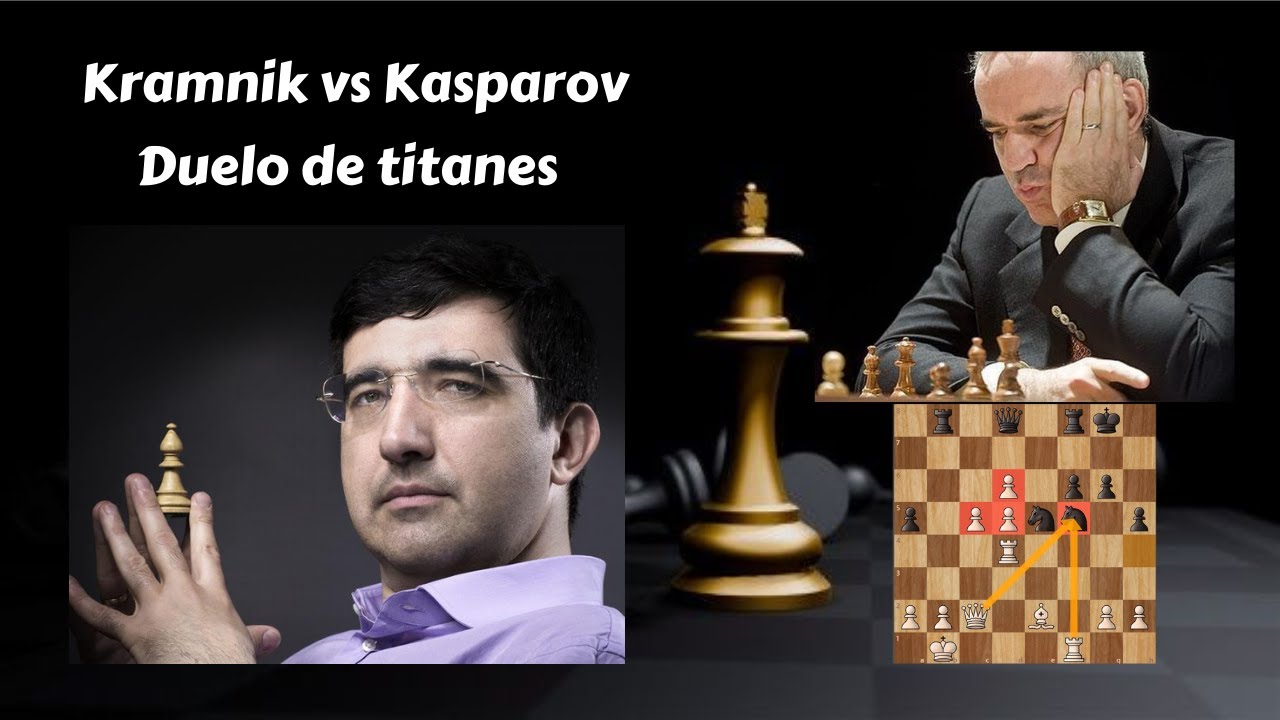 DUELO DE TITANES💪 Krámnik supera la India de Rey de Kasparov y gana con remate sorprendete🔥👊.