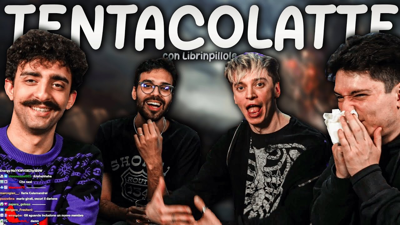 TENTACOLATTE e L'INFINITO SCHERZO tra DARIO MOCCIA e MARCO MERRINO | ft. Sdrumox, Mario e Ciccio