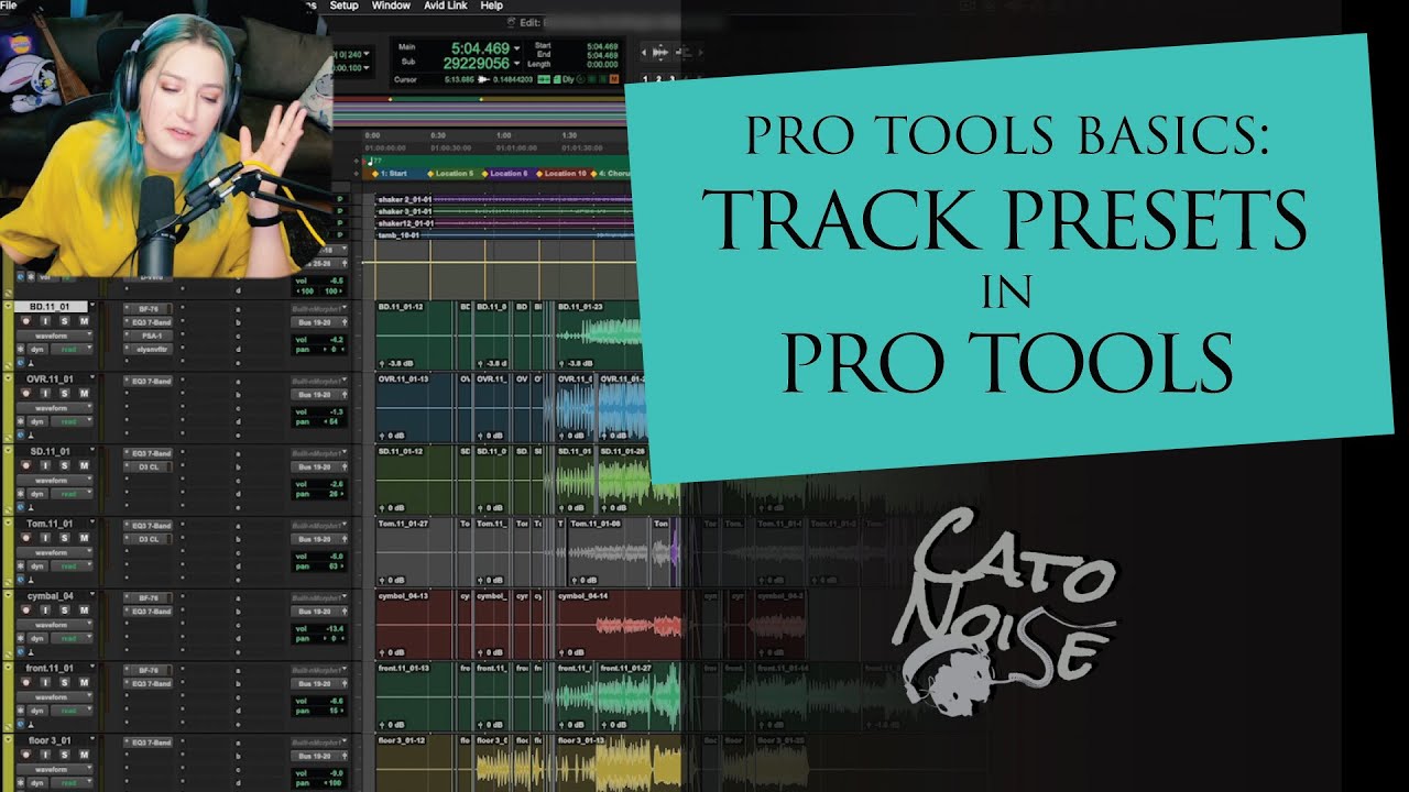 Pro Tools Basics: Using Track Presets