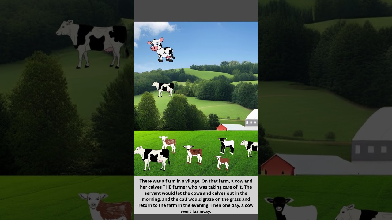 math kids like | cow and tiger children story