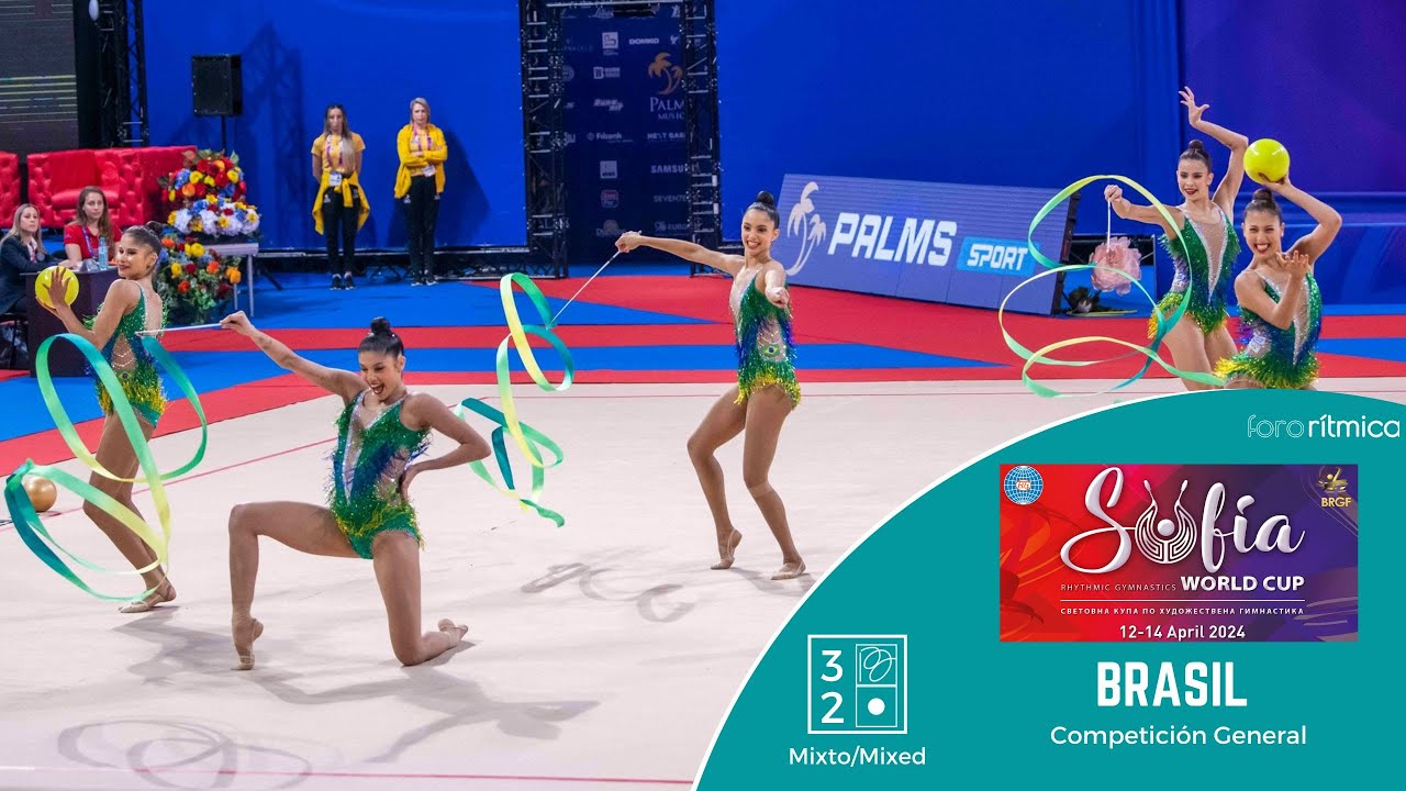 Brasil 3 Cintas 2 Pelotas/3 Ribbons 2 Balls - FIG World Cup Sofia 2024