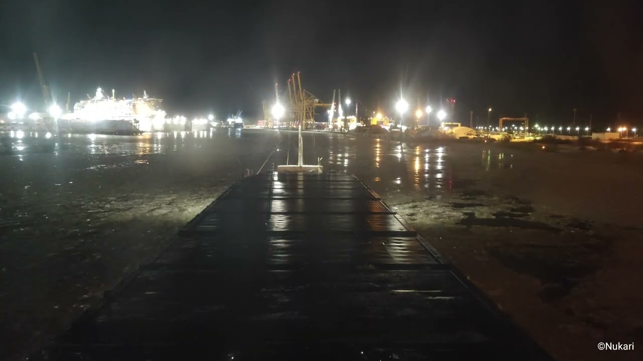 Cargo vessel Emilie arriving port of Klaipeda