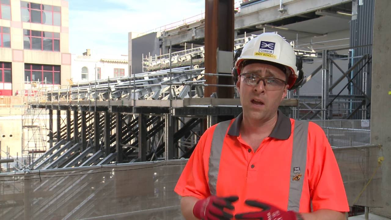 Crossrail Station Design: Installing the architectural ceiling at Farringdon