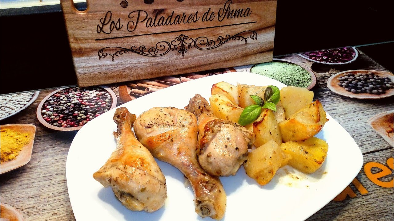 Muslitos de pollo al ajillo en mambo. 