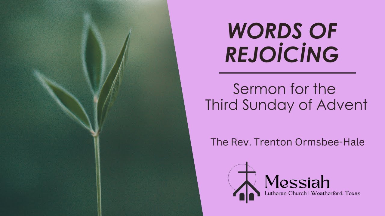Words of Rejoicing