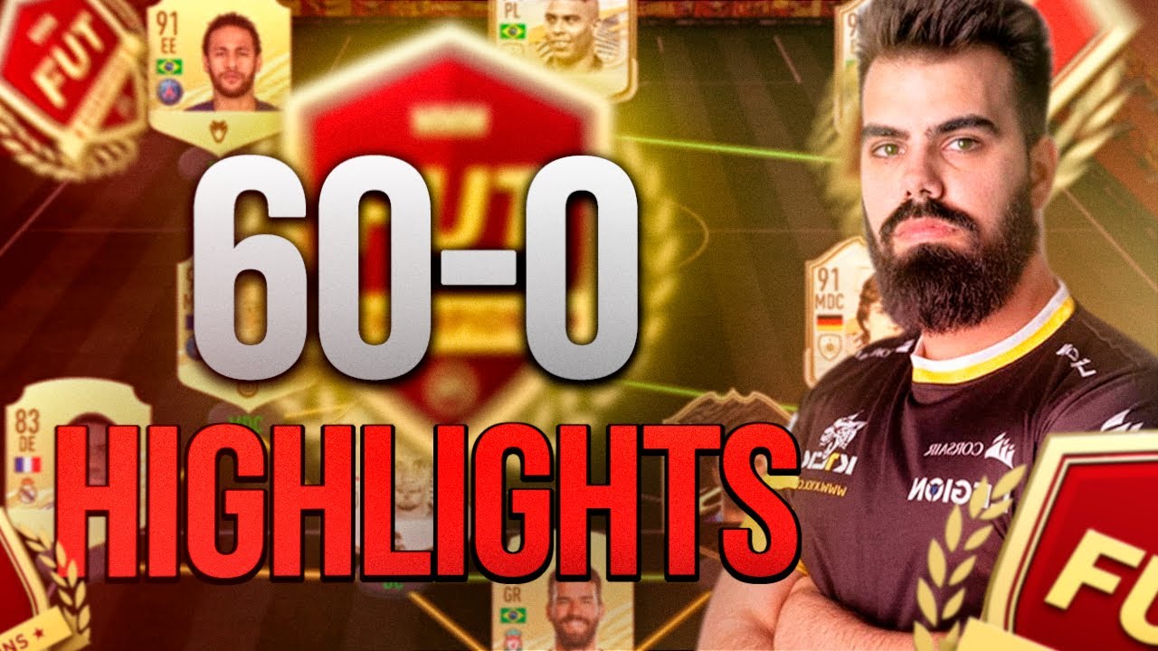 FUT CHAMPIONS HIGHLIGHTS! 2X 30-0 SEGUIDO! 60-0 MONSTRUOSO!