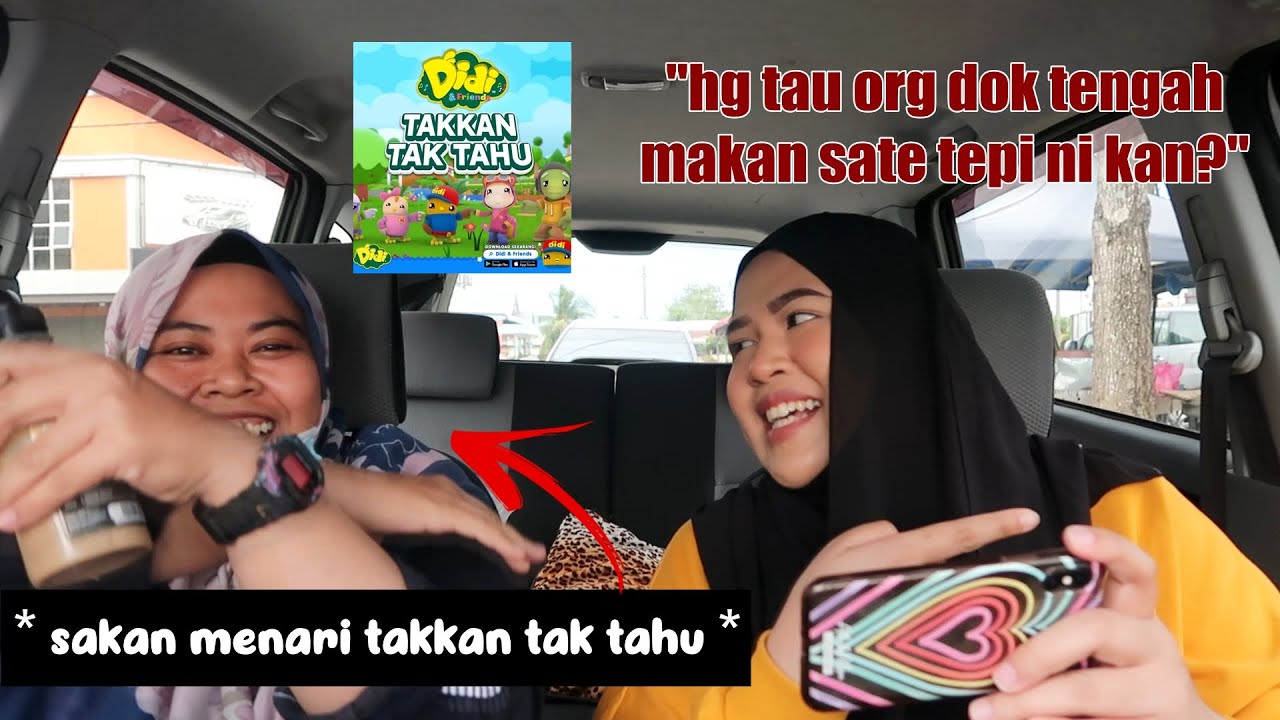 VLOG #50 : SEPETANG BERSAMA - takkan tak tahu MV reaction sambil tunggu sate lol