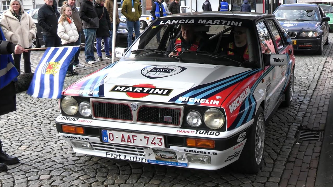 Memorial Rally Hulst 2024  - Rally Cars Leaving - Lancia Delta , Manta 400 , Ascona...