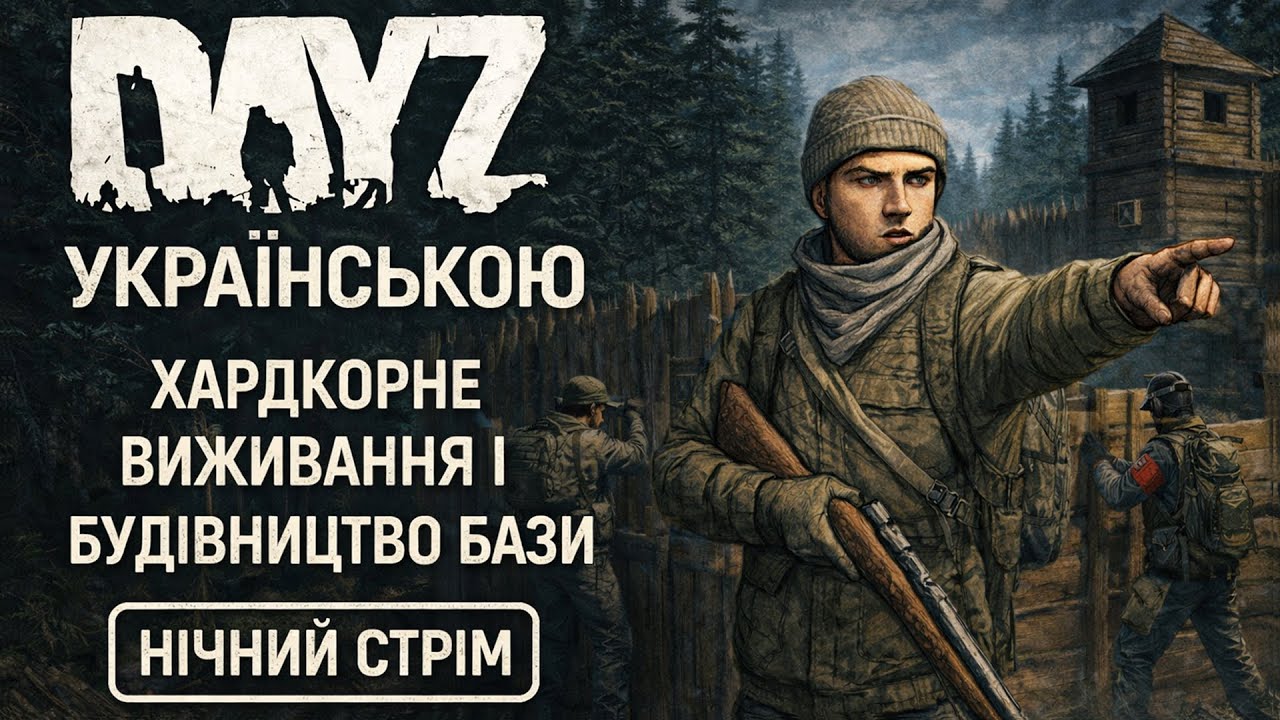 Відкритий Світ DayZ | Хардкорне Виживання | Нічний стрім по DayZ