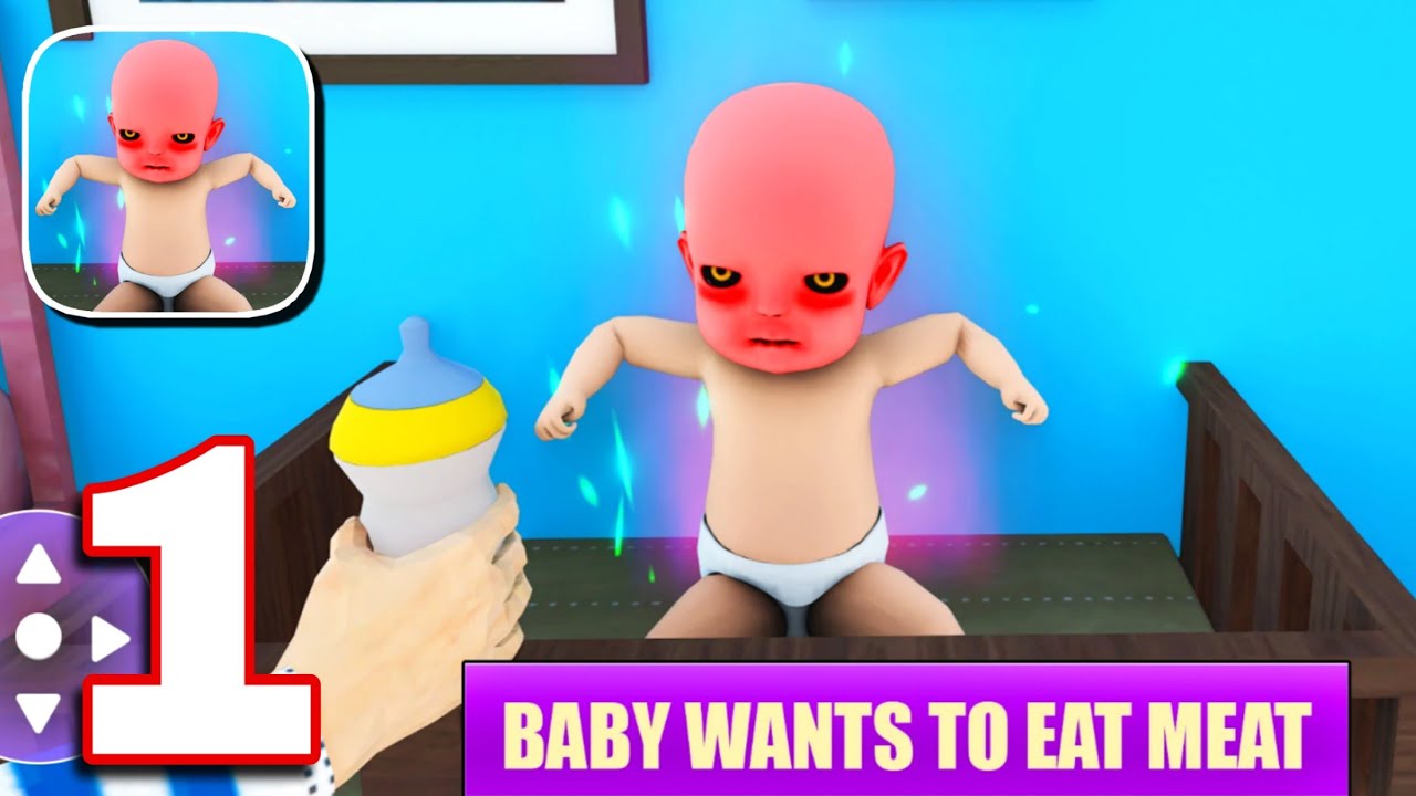 The Baby Scary in Horror House Full Gameplay Walkthrough Part 1 || Night 1 to 3 ||