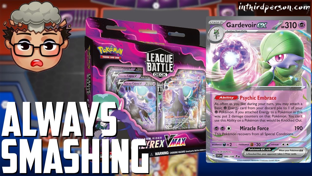 Upgrade Your Shadow Rider Calyrex VMAX League Battle Deck with Gardevoir ex! (Pokemon TCG)