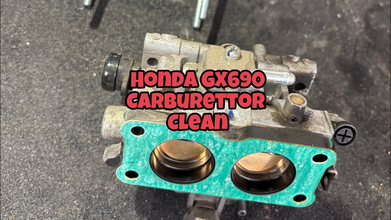 Honda GX690 carburettor clean.