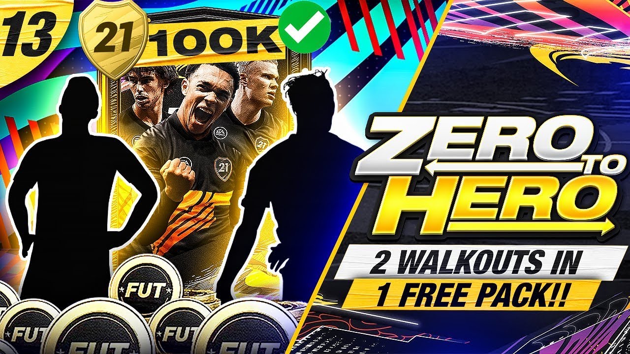 FIFA 21 Zero to Hero - 2 Walkouts in 1 Free Pack!