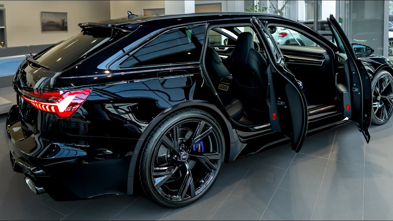 2024 Audi RS 6 Avant - The Black V8 Powerhouse in Detail ! - Sound, Exterior and Interior - 4K