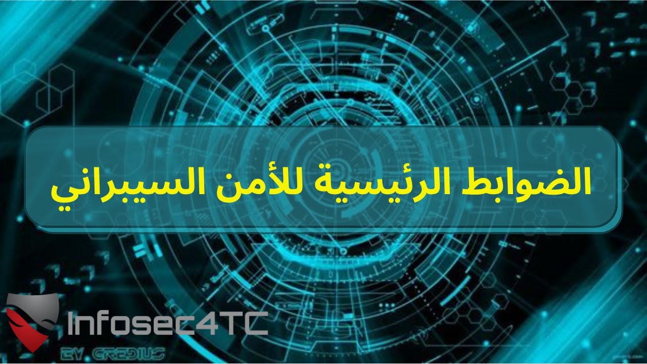 الضوابط الرئيسة للأمن السيبراني
