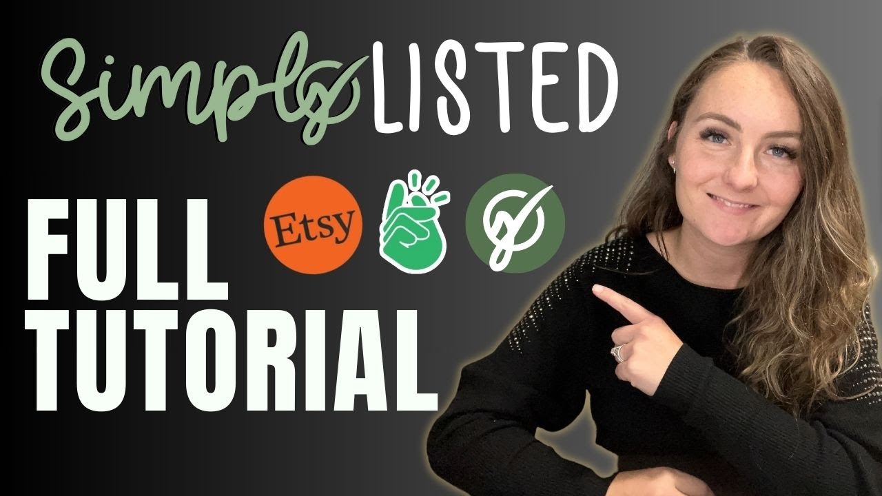Simply Listed Full Tutorial - Print On Demand Mockup Automation