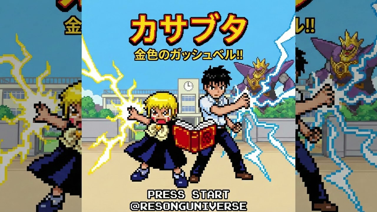 カサブタ(Kasabuta)『金色のガッシュベル!!』OP｜Chiptune x Nintendocore Universe｜RE:SONG UNIVERSE