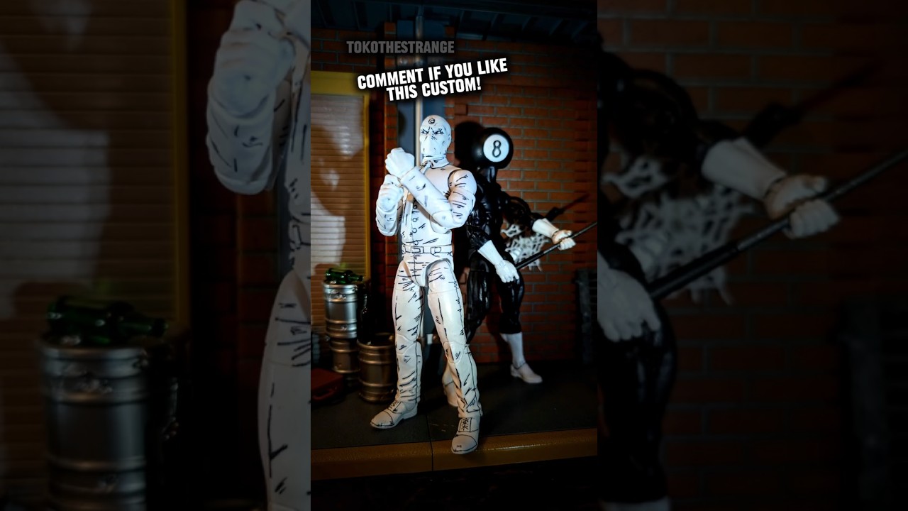 Custom Mr. Knight Marvel Legends #actionfigures #marvellegends #moonknight #customfigure #marvel